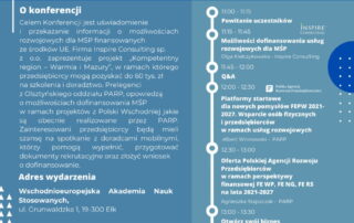 Możliwości finansowania rozwoju dla MŚP. Konferencja w Ełku, 7 czerwca 2024 r.