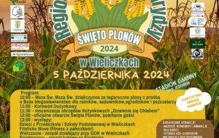 Wójt Gminy Wieliczki zaprasza na Regionalne Święto Kukurydzy – Święto Plonów 2024, 5 października br.