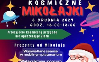 GOK Wieliczki zaprasza dzieci na Kosmiczne Mikołajki!