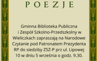 Narodowe Czytanie 2025
