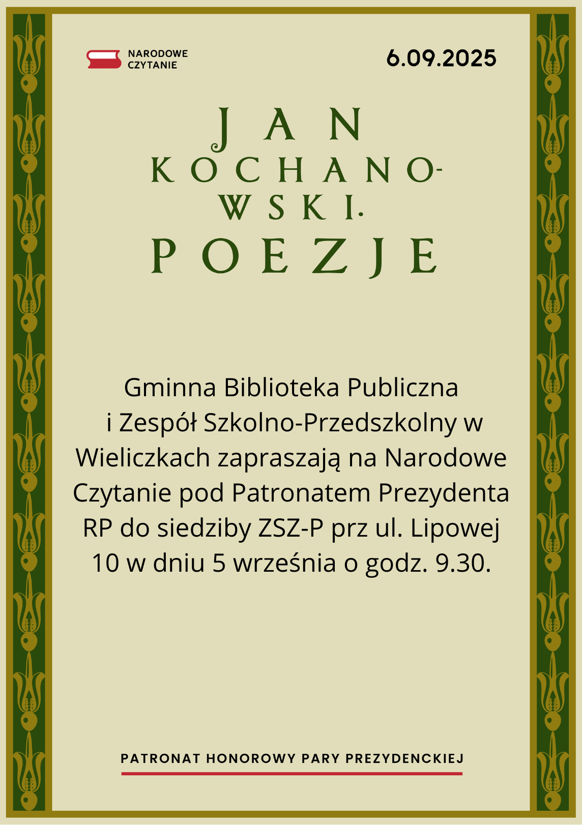Narodowe Czytanie 2025